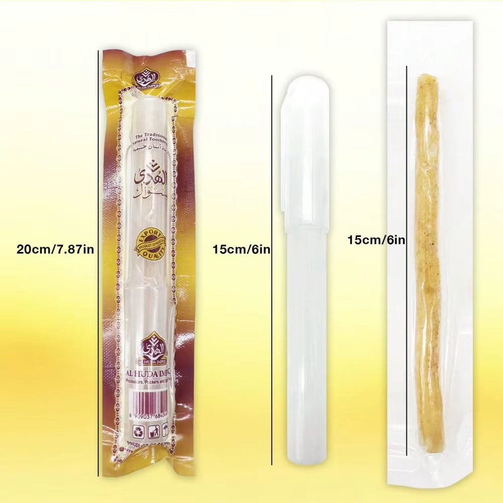 Natural Toothbrush Miswak Portable Travel Toothbrush Traditional Toothbrush Stick Made of Tree Branches Creative Man Gift