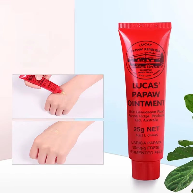 Lucas Papaw Ointment Multifunctional Lip Protector Hydrating Lip Balm Diaper Natural Plant Cream Papaya Cream Korean Cosmetics
