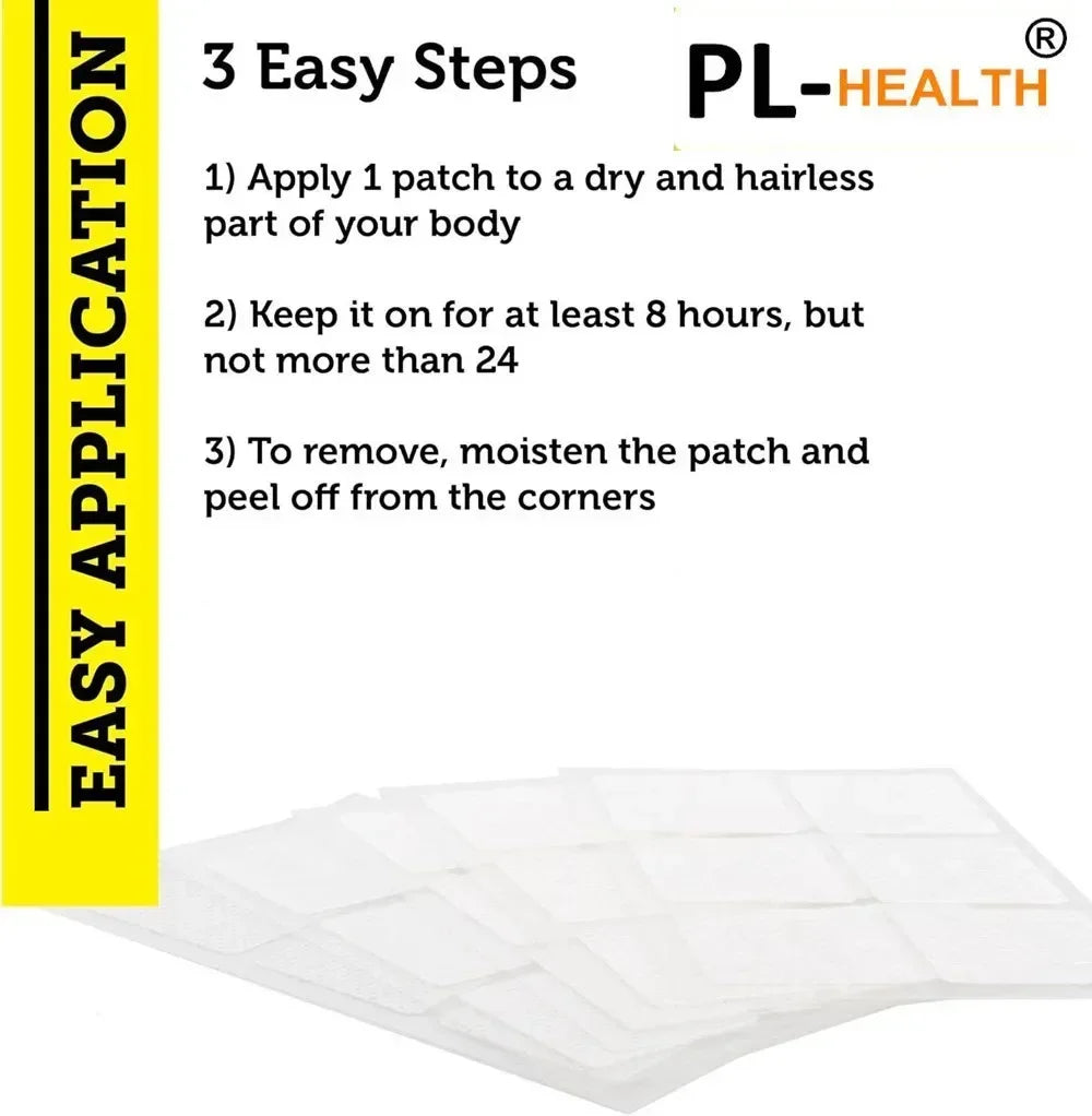 Lions Mane Mushroom Transdermal Patches Promotes Mental Clarity, Focus, and Memory - 30 Patches One Month Supply