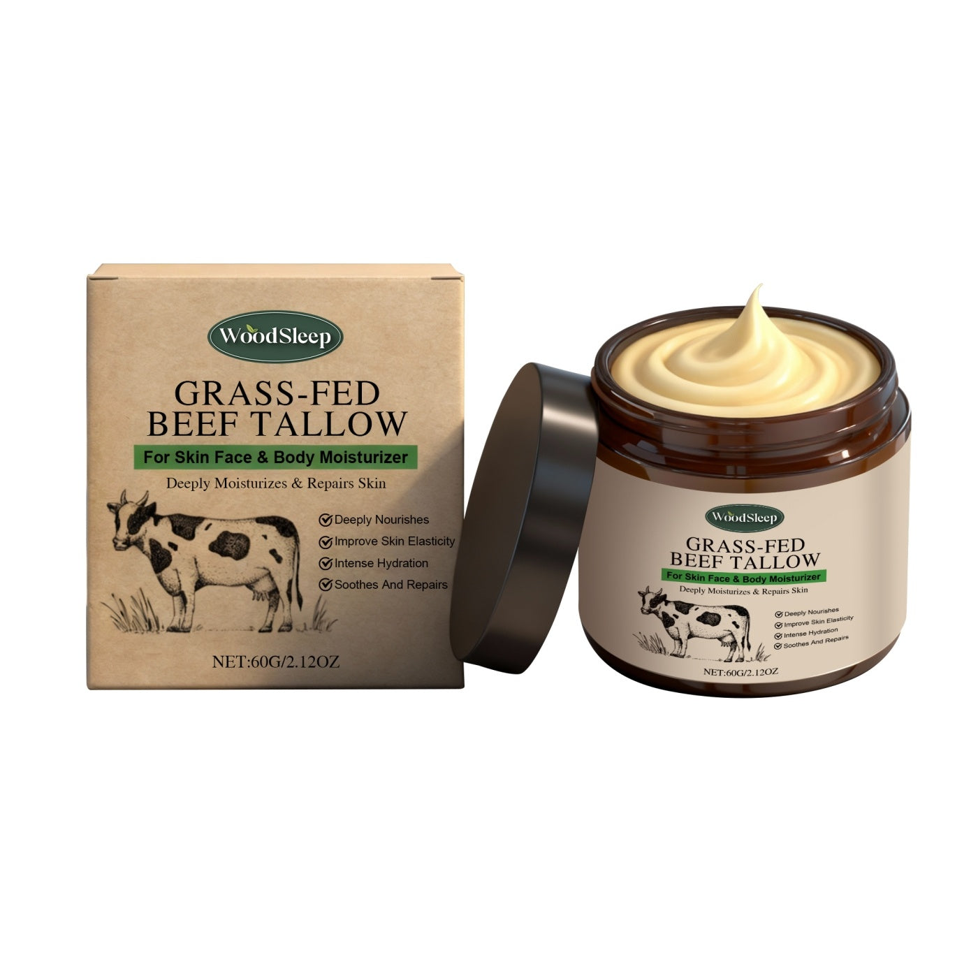 Woodsleep Beef Tallow Moisturizer
