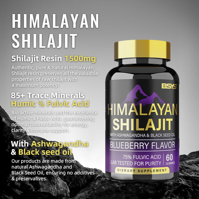 BSYS SHILAJIT GUMMIES (x60 Gummies)