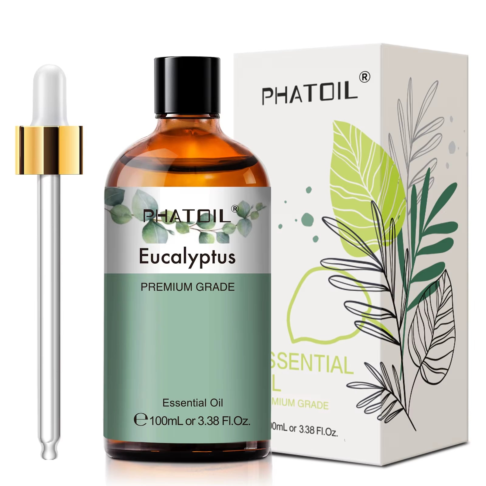 100Ml Eucalyptus Essential Oil for Skin Lavender Vanilla Jasmine Lemon Bergamot Aroma Oil for Aromatherapy Candle Making